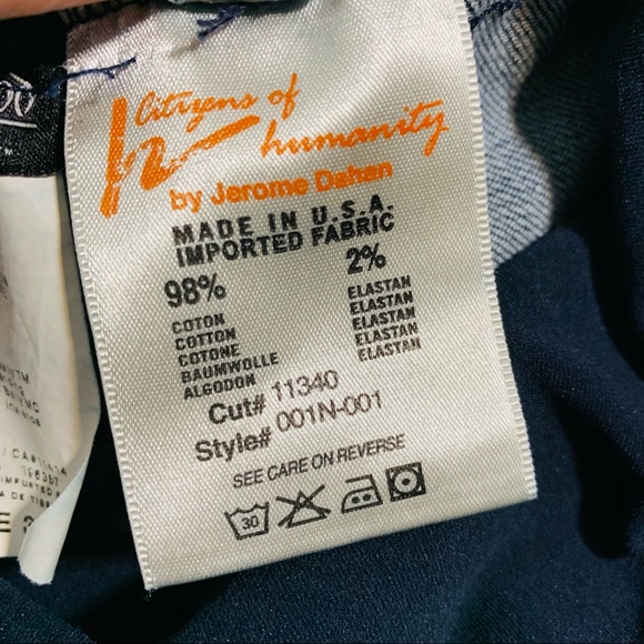 Citizen of Humanity A Pea in a Pod maternity bootcut denim jeans w/ bel… - Picture 11 of 16